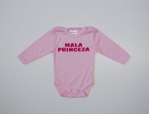 Body dugi rukav rozi-mala princeza