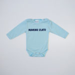 Body dugi rukav plavi-mamino zlato