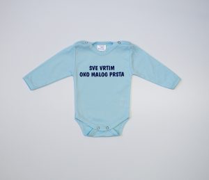 Body dugi rukav plavi-sve vrtim
