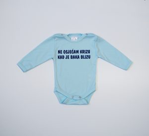 Body dugi rukav plavi-ne osjećam krizu