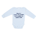 Body dugi rukav bijeli-tata ti si razlog