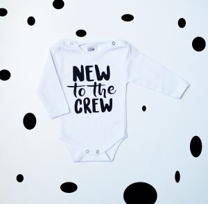 Kretex body "NEW TO THE CREW" - dugi rukav, K10375