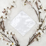 Maramica za krštenje - srebrni križ, K10328