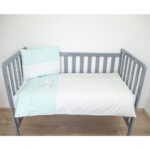 Navlaka za posteljinu 3/1 (136, medo) - mint 12021