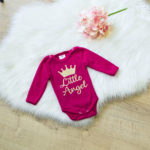 Kretex body “LITTLE ANGEL”, dugi rukav, ciklama K10379