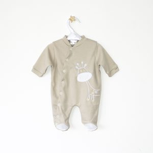 Kombinezon pamuk štik, krem - K10116