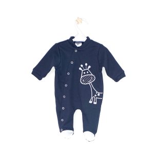 Kombinezon pamuk štik, tamno plavi