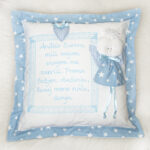 Jastuk ANĐEO – svijetlo plavi, zvjezdice