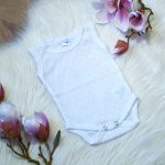 Body bez rukava, rupice - bijeli