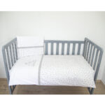 Navlaka za posteljinu 3/1 (136, medo) – bijela 12021