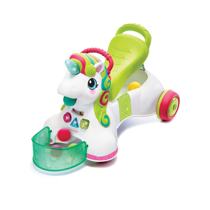 Infantino igračka za prohodavanje "Sit, Walk & Ride Unicorn" - 14210