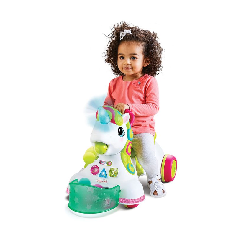 Infantino igračka za prohodavanje "Sit, Walk & Ride Unicorn" - 14210 - Slika 3