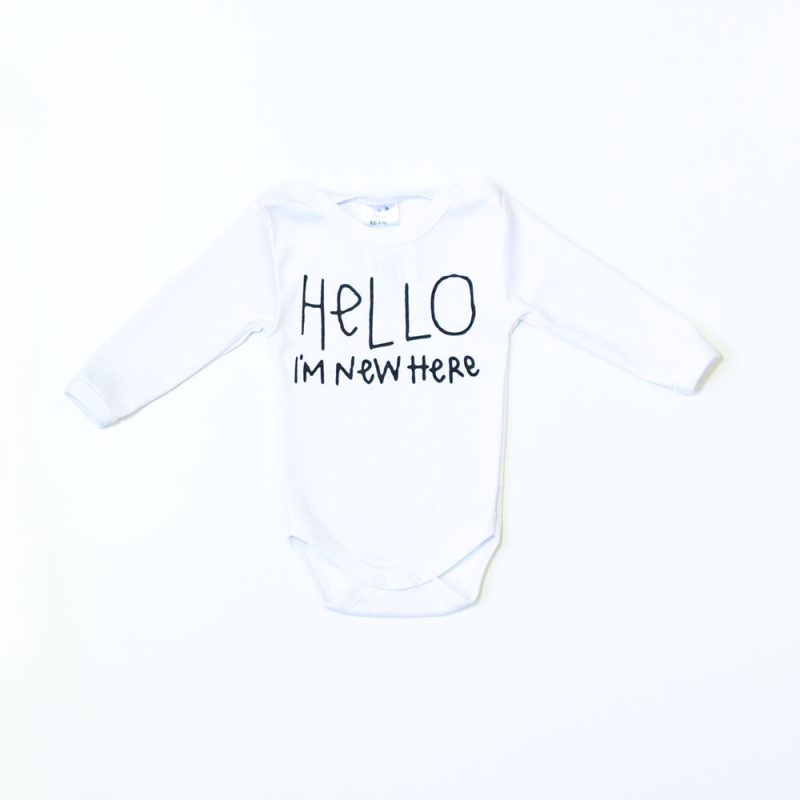 Body  "HELLO I´M NEW HERE" d.r. bijeli K10487