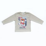 Kretex kids majica Snowboard - krem