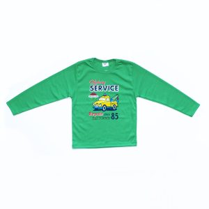 Kretex kids majica Service – zelena