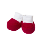 Baby papučice - crvene tople