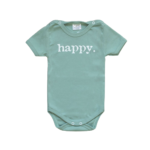 Kretex baby body "Happy" k.r. - mint, K10541