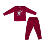 Kretex kids pidžama "Pas" (2-4) - crvena K10484