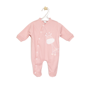 Kretex baby kombinezon pamuk štik, puder rozi K10116