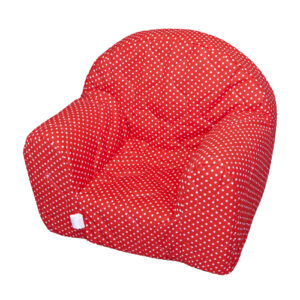 Dječja fotelja “Ana” – crvena, točkice F16073