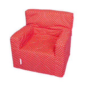 Dječja fotelja “Dora” – crvena, točkice F16074