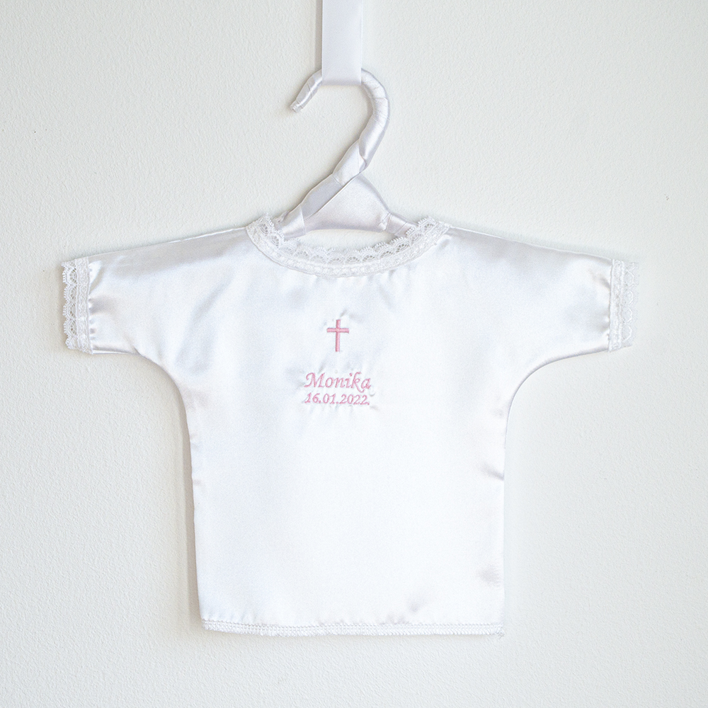 Personalizirana krsna benkica - rozi natpis, K11416