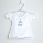 Personalizirana krsna haljinica - plava mašnica, K11417