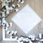 Personalizirana krsna maramica - rozi natpis, K11415