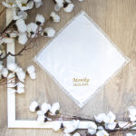 Personalizirana krsna maramica - zlatni natpis, K11415