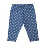Kretex baby tajice - točkice, traper (56-86) K10217