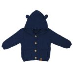 Minky vestica sa kapuljačom - tamno plava, 16537