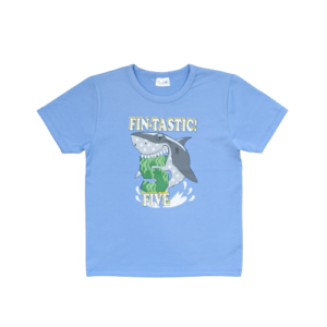 Majica "5. rođendan" k.r. - plava, K10227