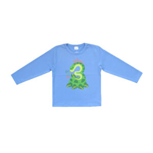 Majica "3. rođendan" d.r. - plava, K10253