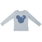 Majica d.r. "Minnie" (vel.8-10) - siva s plavim K10643