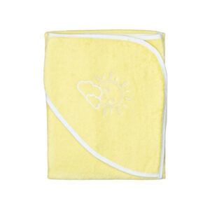 Kretex ručnik s kapuljačom “Sunce” – žuti, K10639