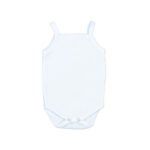 Baby body na bretele (vel. 56-86) - bijeli, K10868