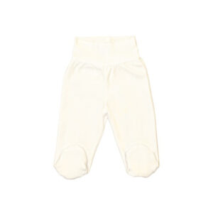 Baby hlače sa stopalicama (vel.50-68) - vanilija, K10631