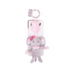 Jungle viseća plišana zvečka "Slonić" - 17458