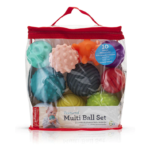 Infantino set od 10 loptica s različitim teksturama - 16989