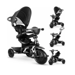 Qplay cosy dječji tricikl - crni, 18187