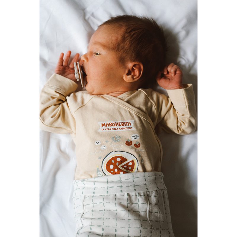 Just kiddin baby hlače sa stopalicama "Local Food", 56-68 - 18220 - Slika 4