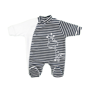 Kombinezon pliš, prugice – žirafa, K3938