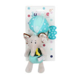 Jungle viseća plišana zvečka "Slon" 19157