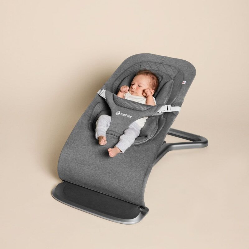 Ergobaby 3u1 "Evolve" ležaljka; charcoal gray, 19371 - Slika 4