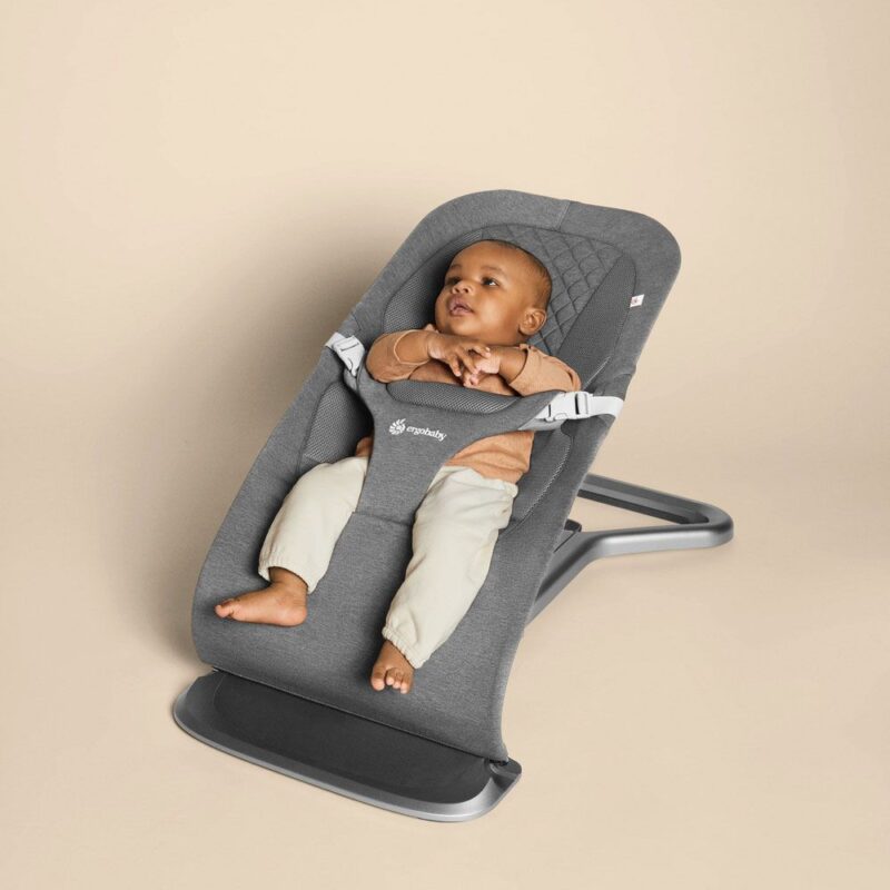 Ergobaby 3u1 "Evolve" ležaljka; charcoal gray, 19371 - Slika 5