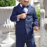 Baby svečani komplet Christopher - tamno plavi s točkicama, 19831