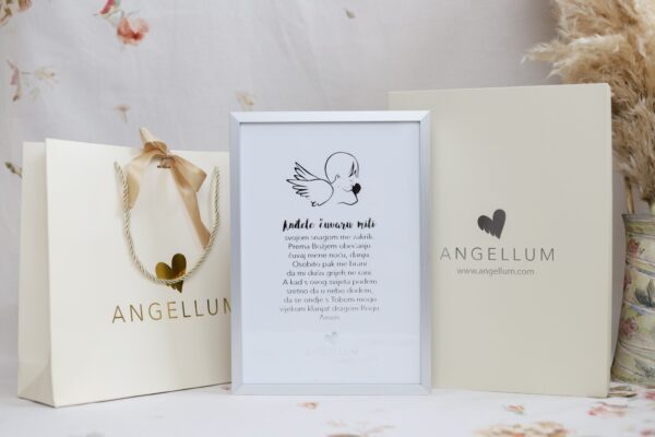 Angellum anđeo čuvar; silver 18476 - Slika 3