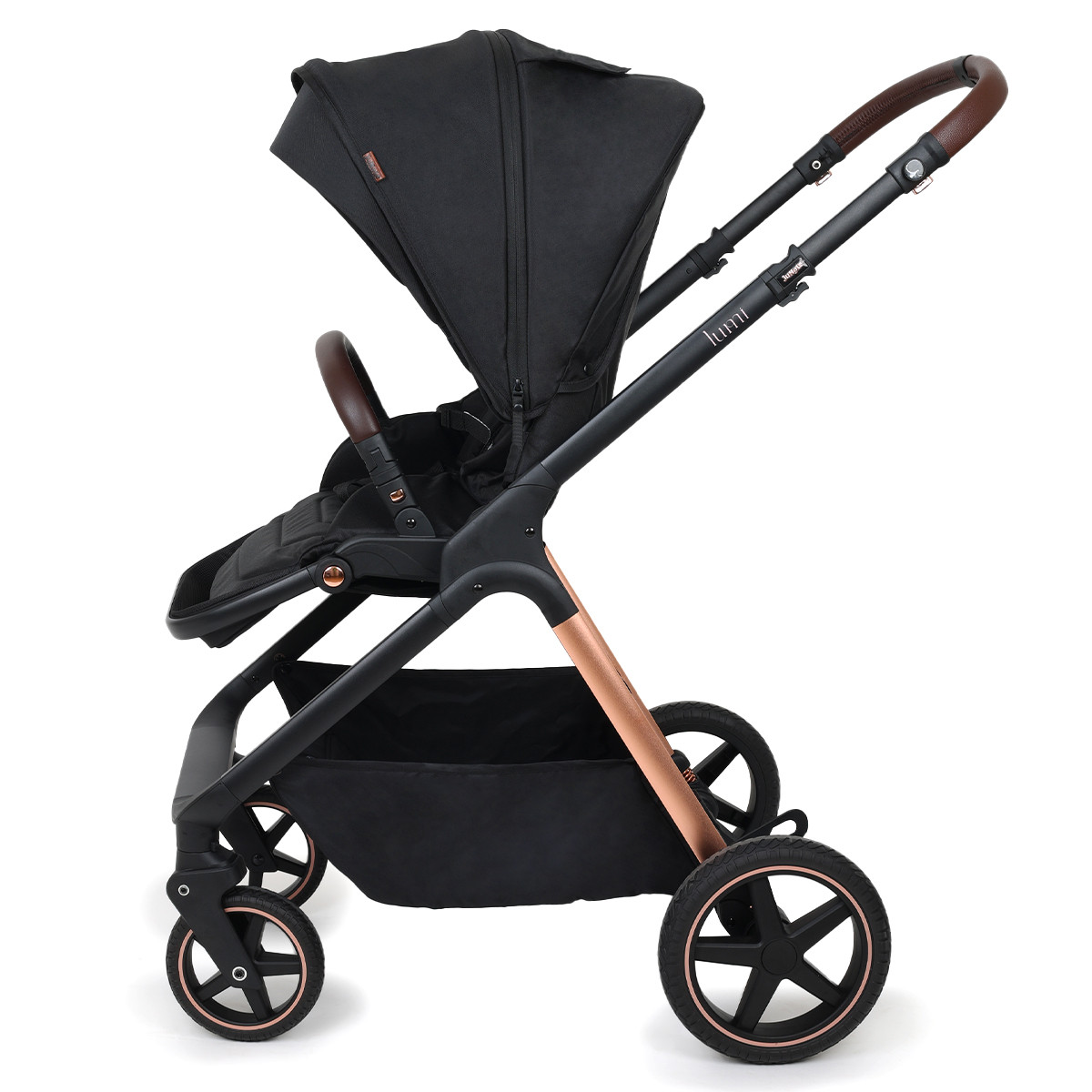 Jungle "Lumi" 3u1 kolica - crna, 19980 - Slika 5