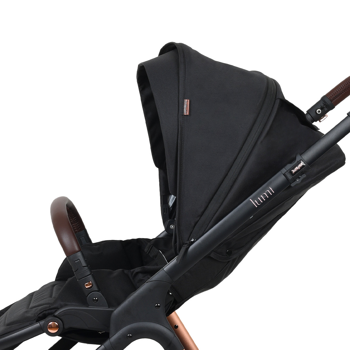 Jungle "Lumi" 3u1 kolica - crna, 19980 - Slika 7