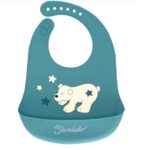 Sterntaler silikonski podbradak polarni medvjed "Elia" - 19892